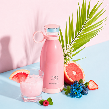 Gourde Mixeur Portable – Jus & Smoothies en 30 Secondes